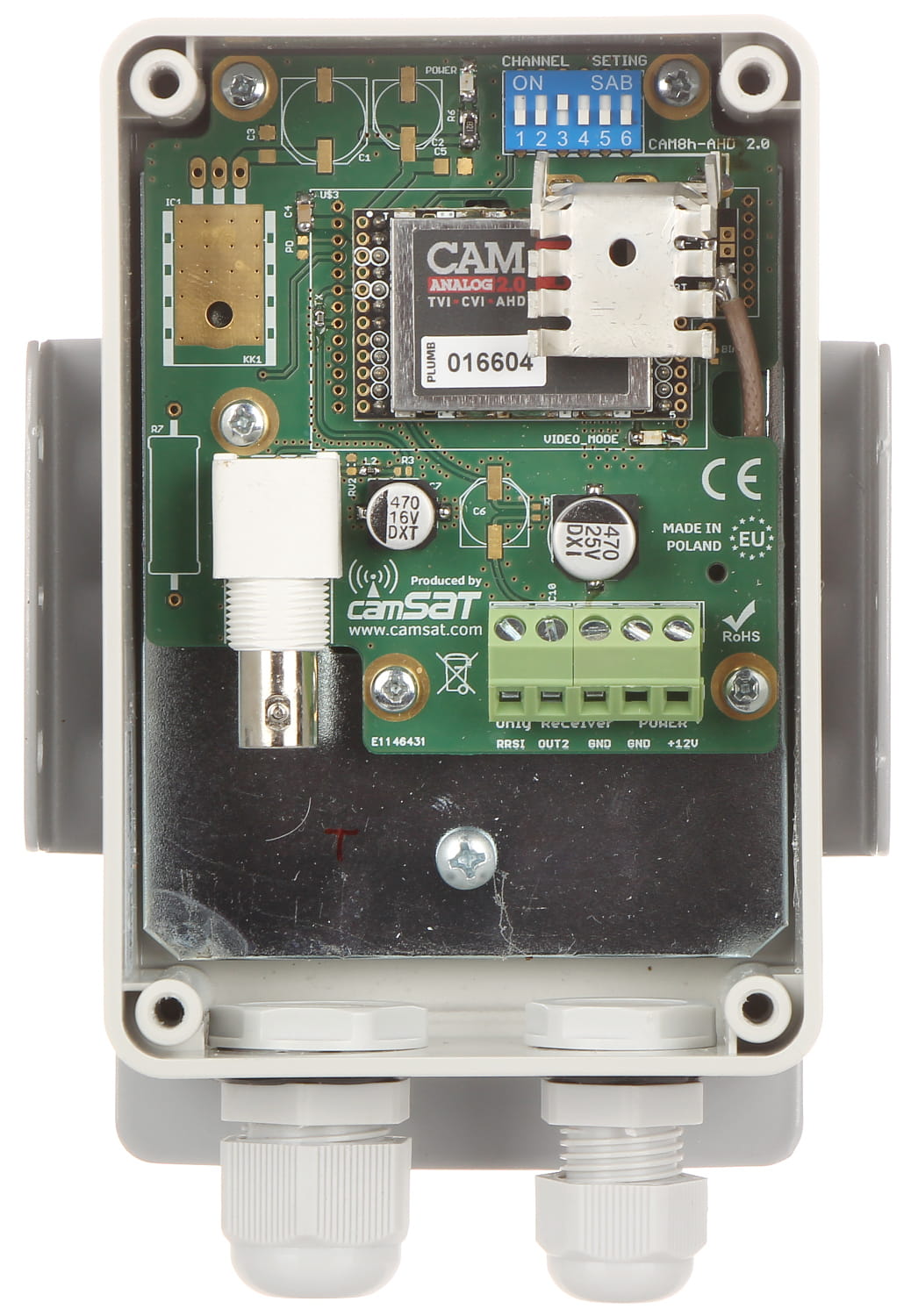 ZESTAW DO TRANSMISJI BEZPRZEWODOWEJ 5.8 GHz CAM-ANALOG-2.0 KOMPLET TXRX-1335362
