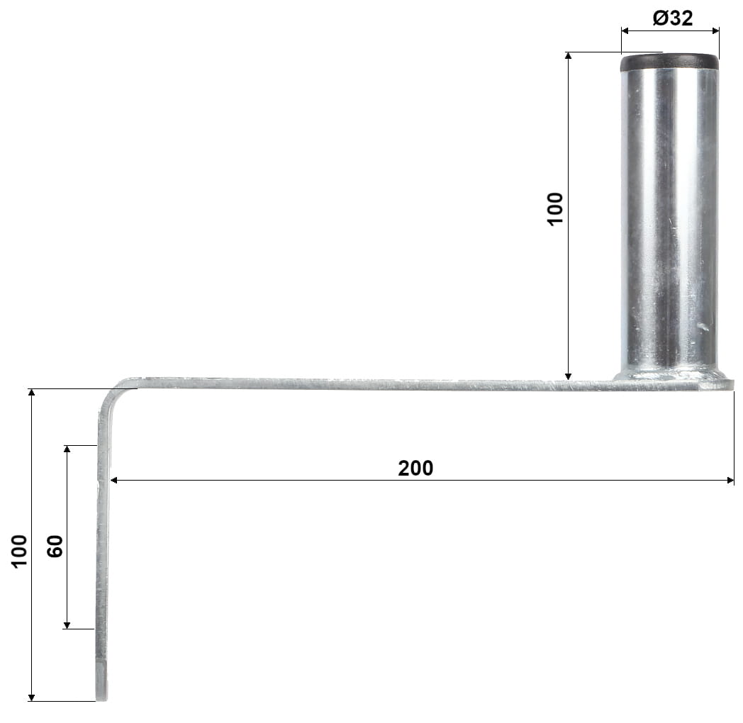 UCHWYT MUROWY UMZ-32L20-1355270