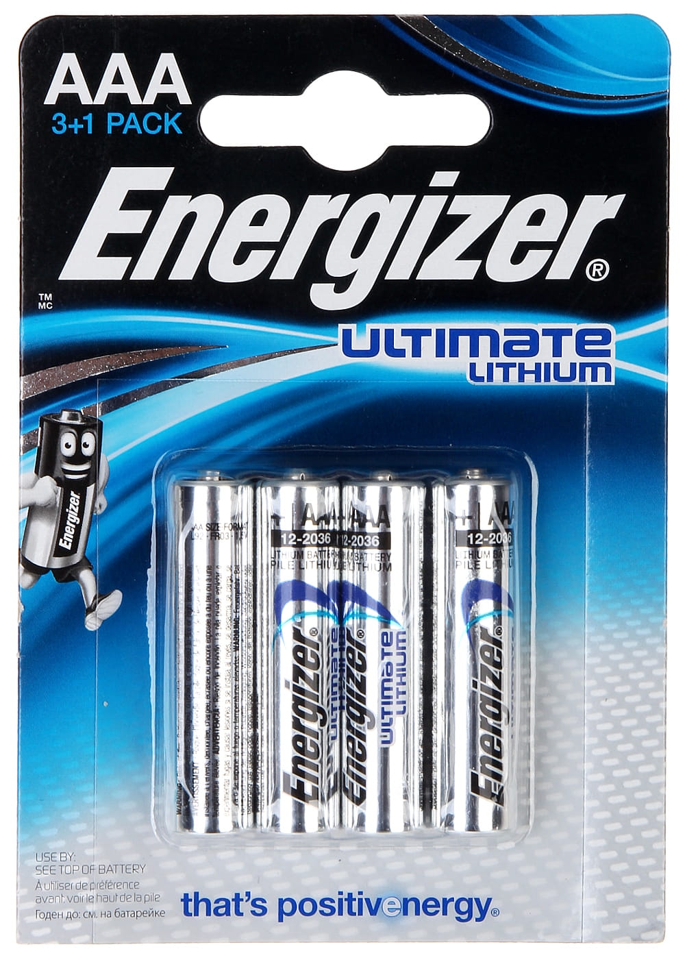 BATERIA LITOWA BAT-AAA-LITHIUM/E*P4 1.5V LR03 AAA ENERGIZER-1345843