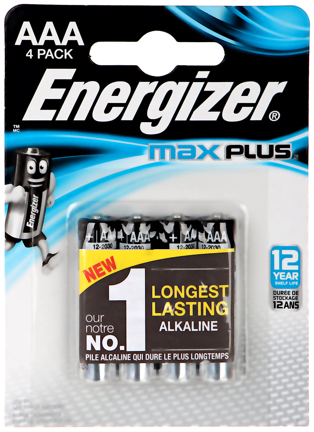 BATERIA ALKALICZNA BAT-AAA-MAXPLUS*P4 1.5V LR03 ENERGIZER-1341280