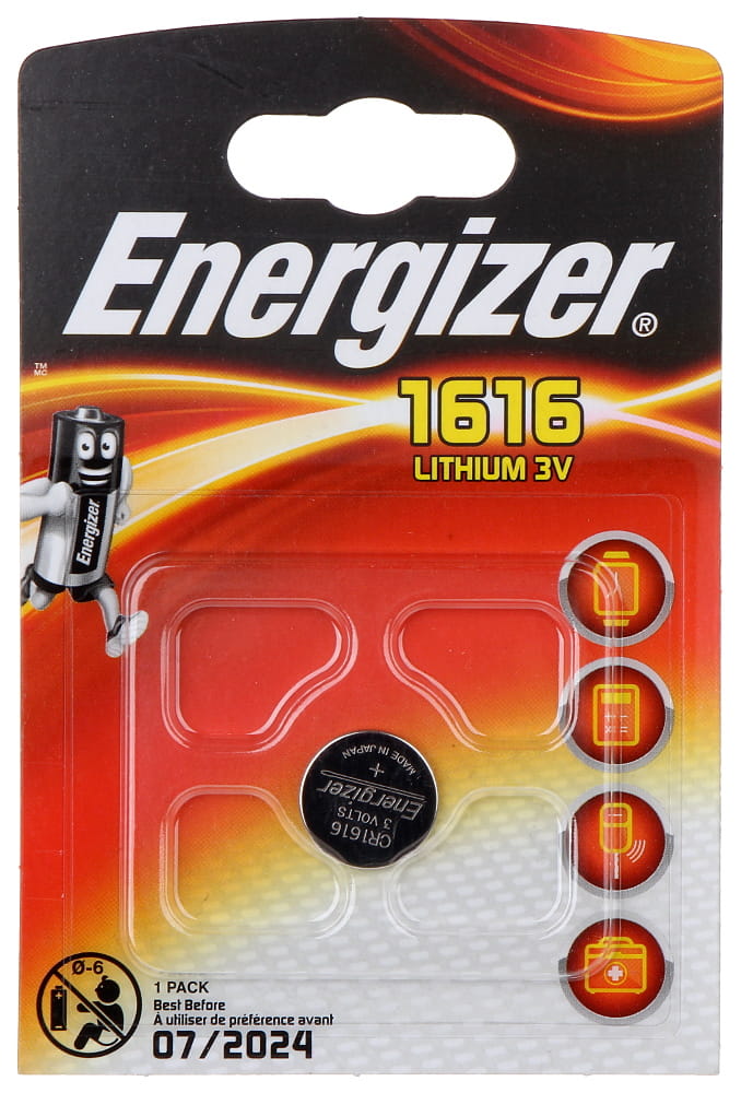 BATERIA LITOWA BAT-CR1616 ENERGIZER-1343908