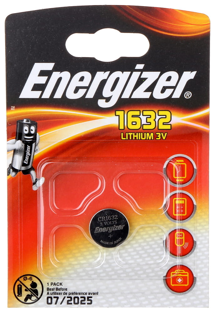 BATERIA LITOWA BAT-CR1632 ENERGIZER-1343912
