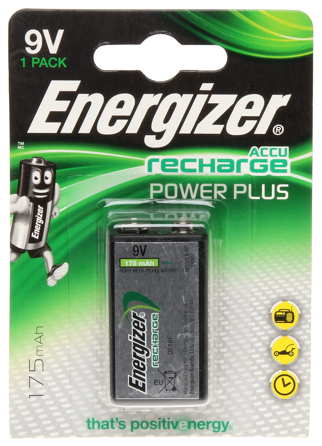 AKUMULATOR BAT-HR22/AKU-175 8.4V Ni-MH 6HR61 ENERGIZER-1347958