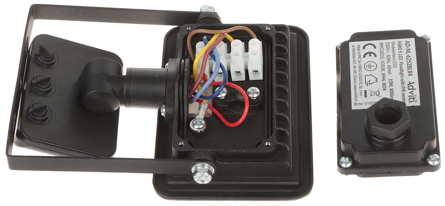 REFLEKTOR LED Z CZUJNIKIEM RUCHU AD-NL-6252BLR4 ADVITI-1469646