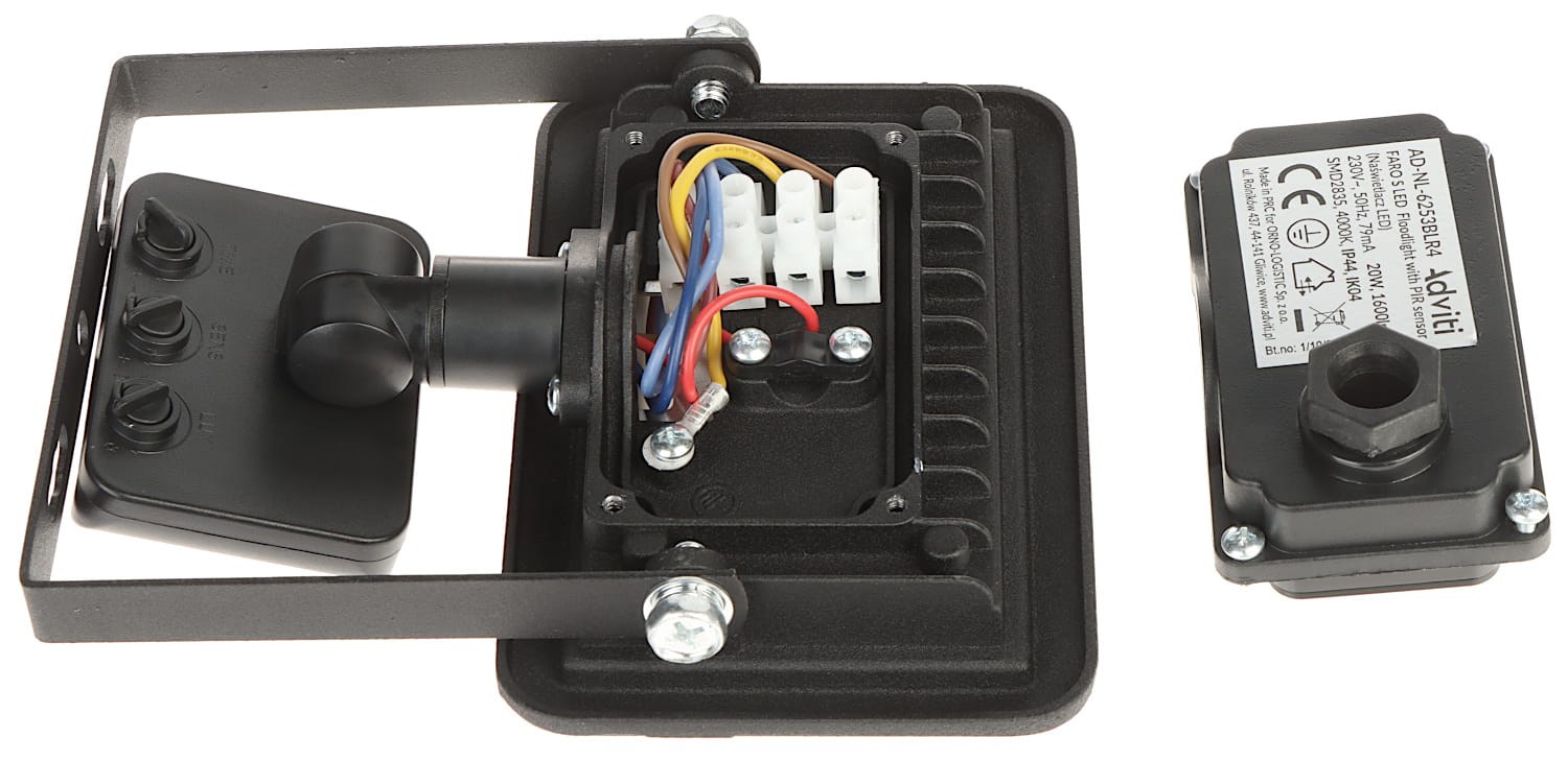 REFLEKTOR LED Z CZUJNIKIEM RUCHU AD-NL-6253BLR4 ADVITI-1469629
