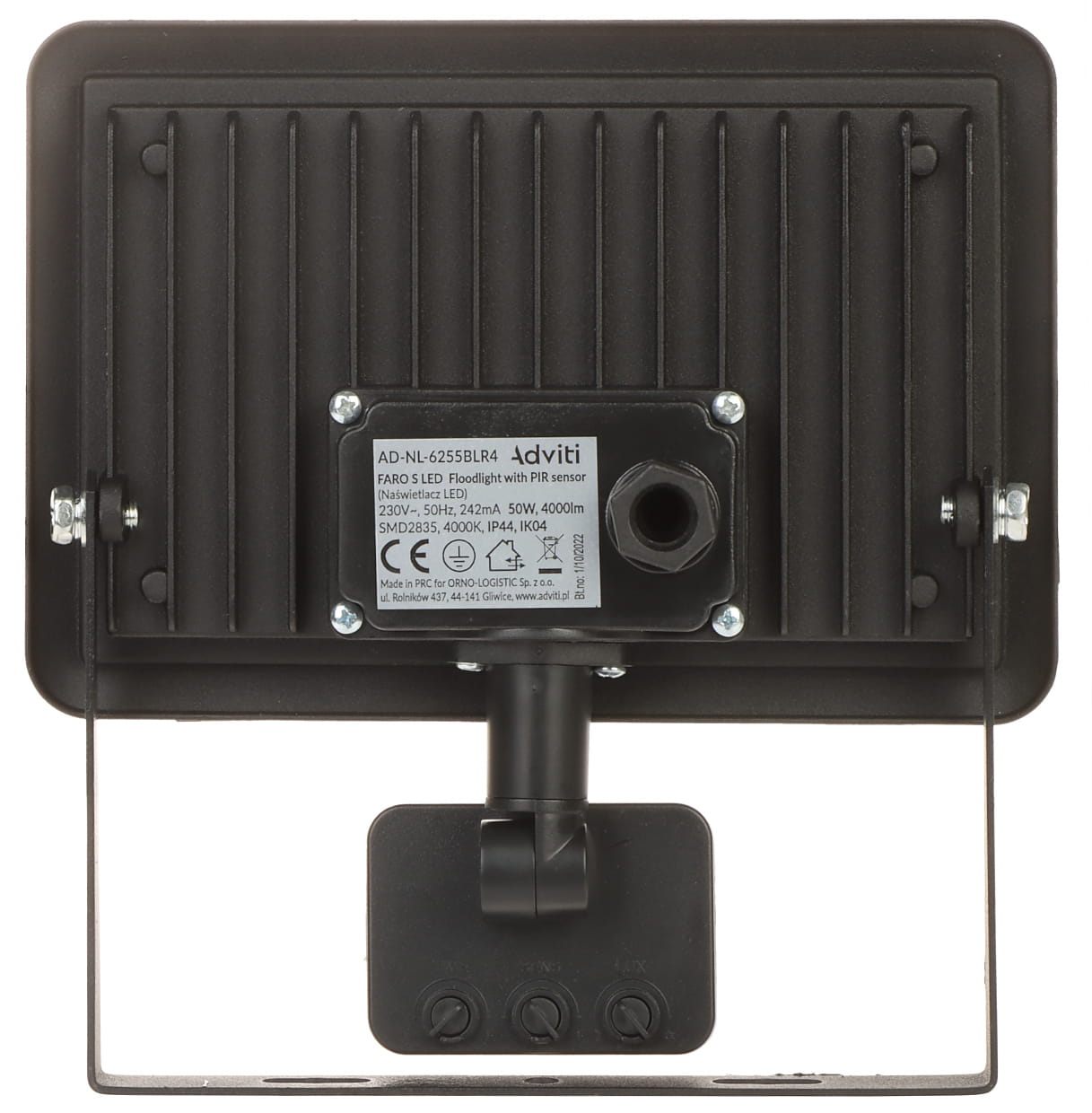REFLEKTOR LED Z CZUJNIKIEM RUCHU AD-NL-6255BLR4 ADVITI-1469449