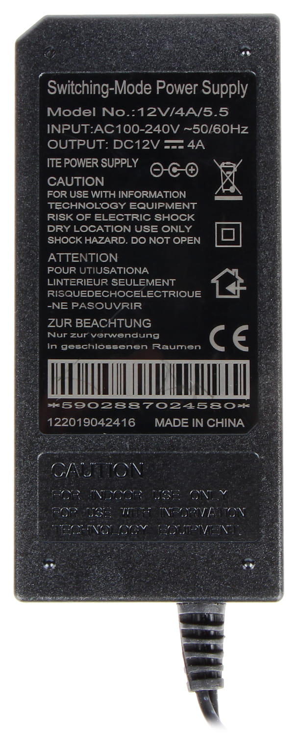 ZASILACZ 12V/4A/5.5-1349703