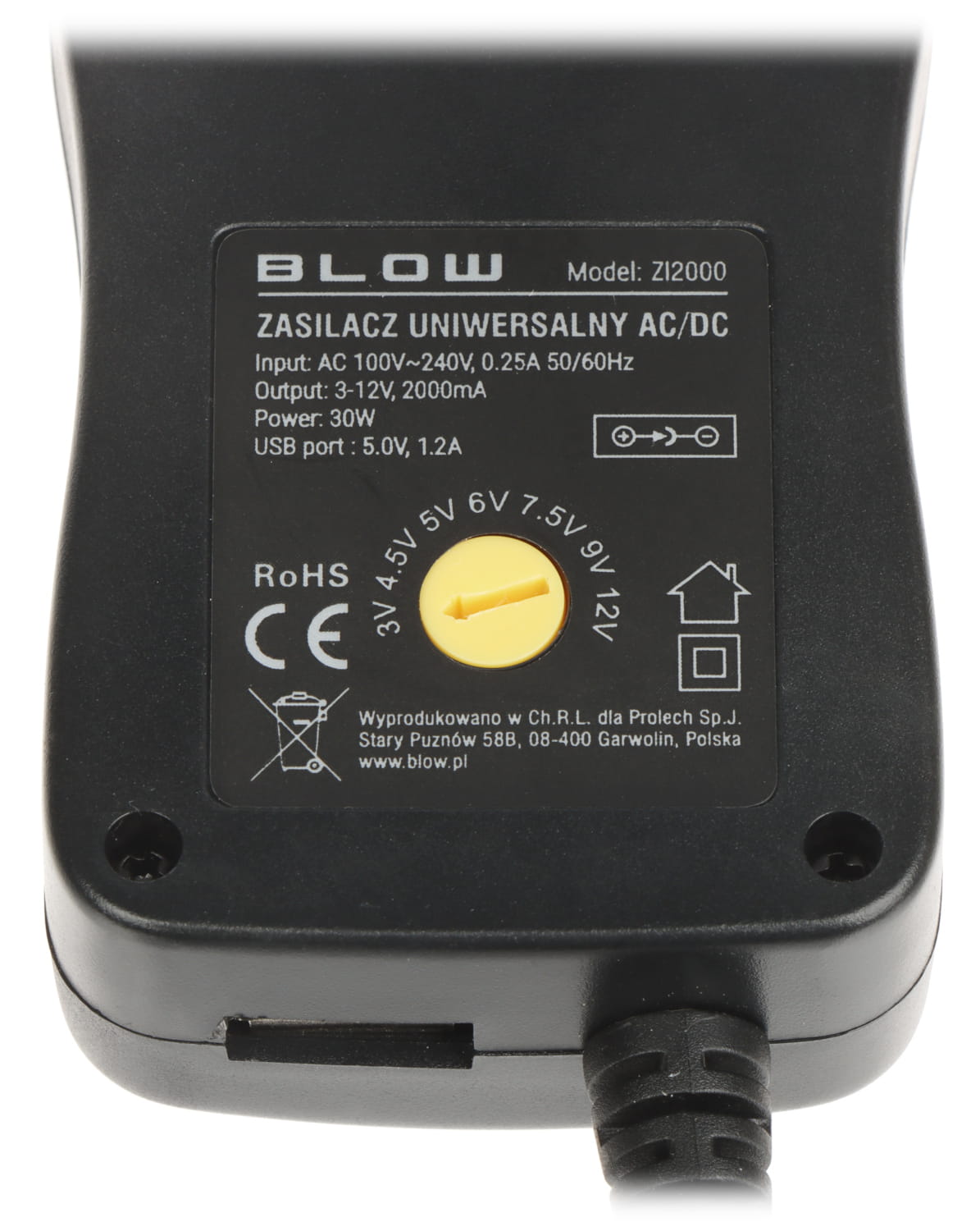 ZASILACZ IMPULSOWY 3-12V/2A/BL USB-1445821