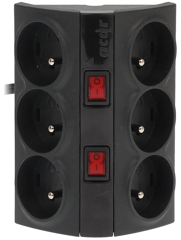LISTWA ZASILAJĄCA ACAR-SMART (6 GNIAZD)-1446918