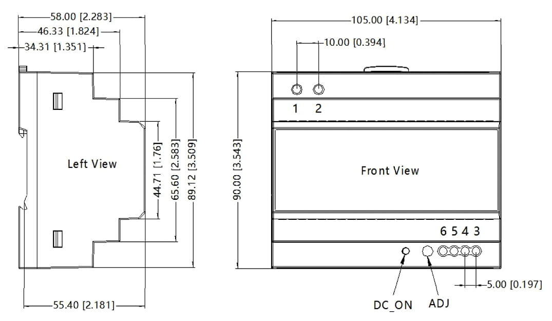 ZASILACZ IMPULSOWY DL2-150-48-U-1360486