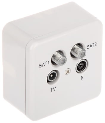 GNIAZDO KOŃCOWE GAR-SAT/2F-SIG R-TV SAT-1355110