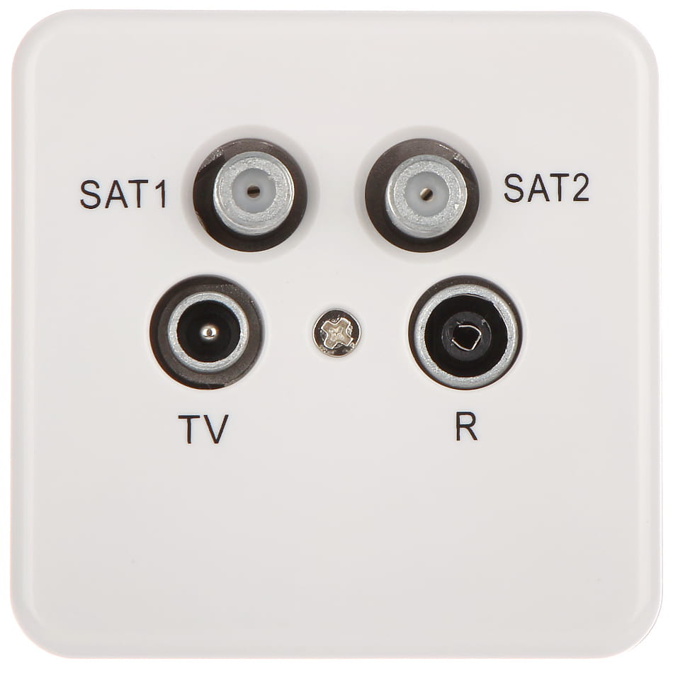 GNIAZDO KOŃCOWE GAR-SAT/2F-SIG R-TV SAT-1355107