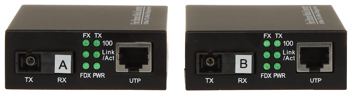MEDIA KONWERTER JEDNOMODOWY   OM1-SM KOMPLET TXRX-1347263