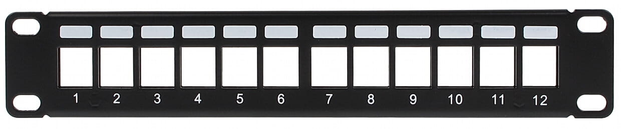 PATCH PANEL KEYSTONE PP10-12/K 10"-1353540