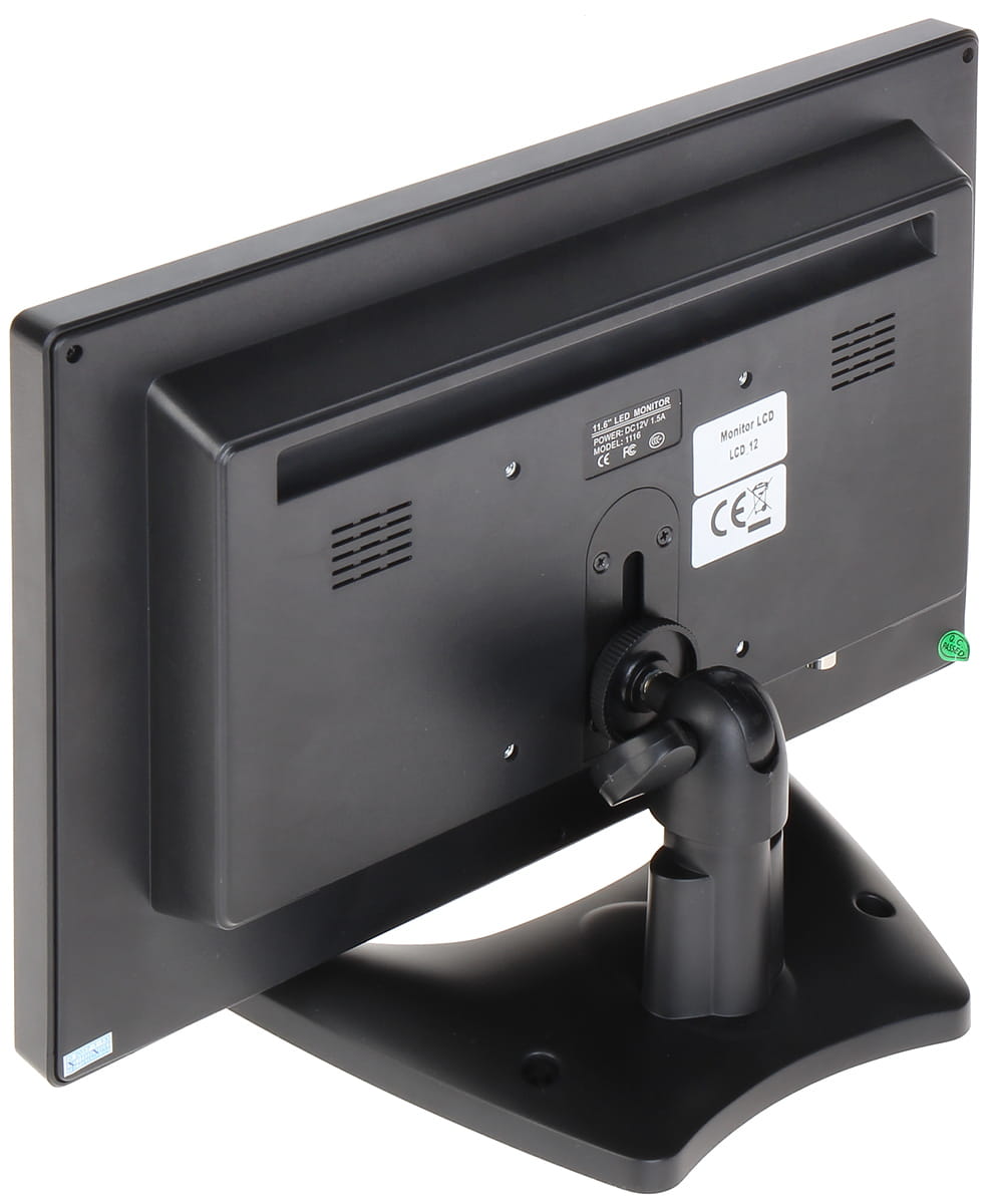 MONITOR VGA, HDMI, AUDIO, 2XVIDEO, USB, PILOT TFT-12/CCTV 11.6"-1338234