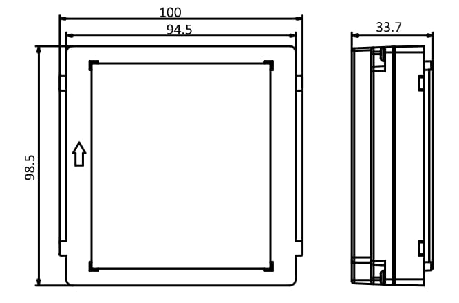 MODUŁ PUSTY DS-KD-BK Hikvision-1328726