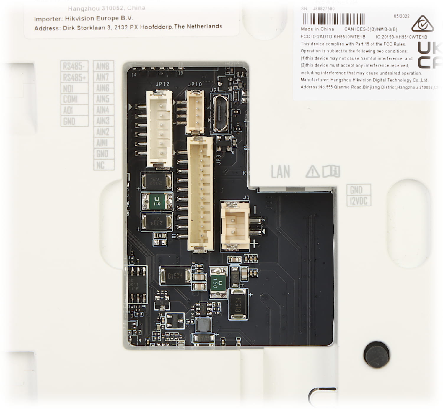 PANEL WEWNĘTRZNY Wi-Fi / IP DS-KH9510-WTE1(B) Hikvision-1360725