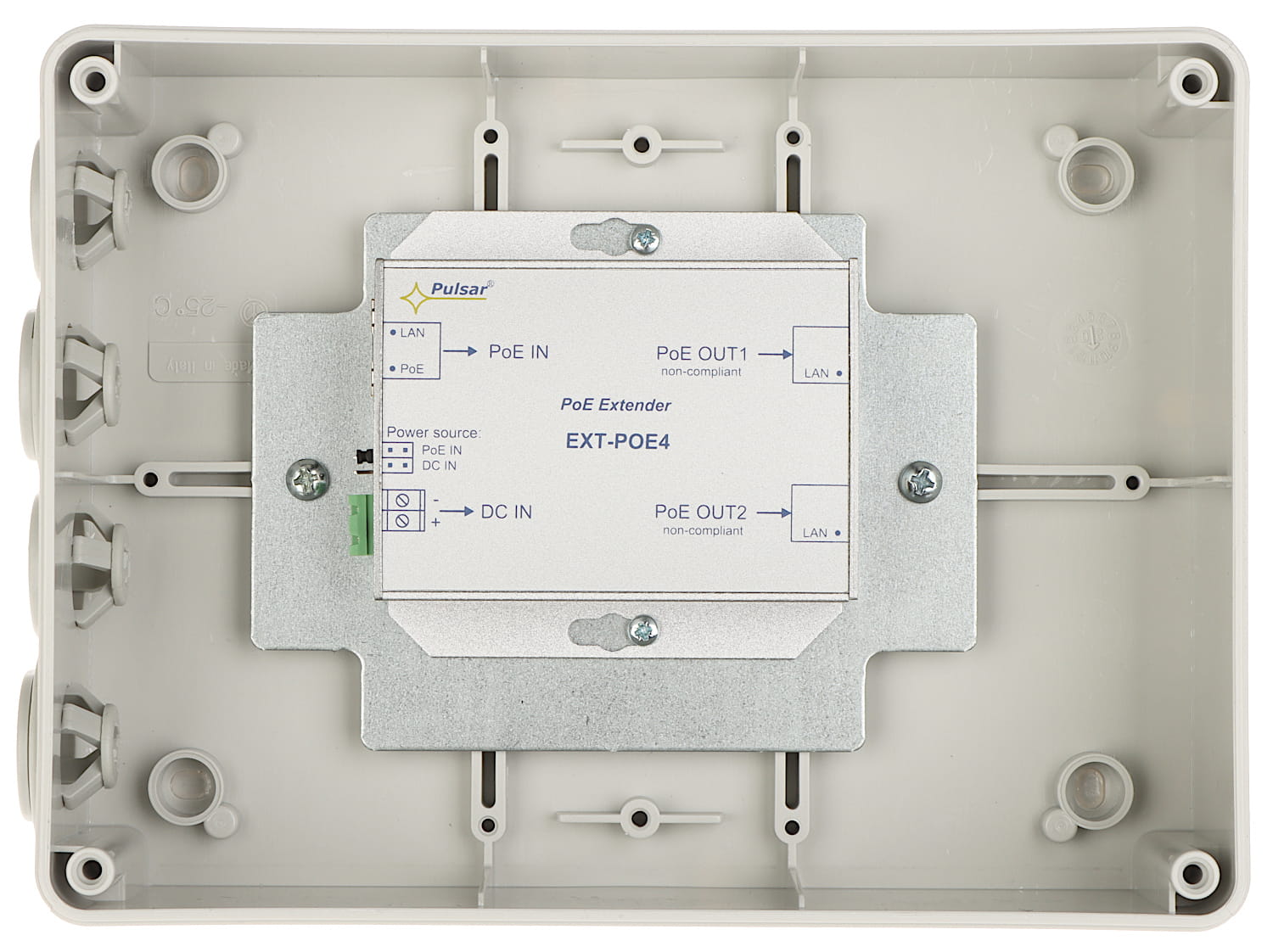 EXTENDER   EXT-POE4H W OBUDOWIE HERMETYCZNEJ PULSAR-1325879