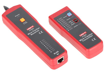 DETEKTOR PAR PRZEWODÓW Z TESTEREM KABLI RJ-45 UT-682 UNI-T-1332536
