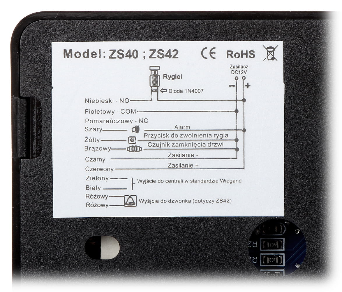 ZAMEK SZYFROWY ZS40B VIDOS-1341823
