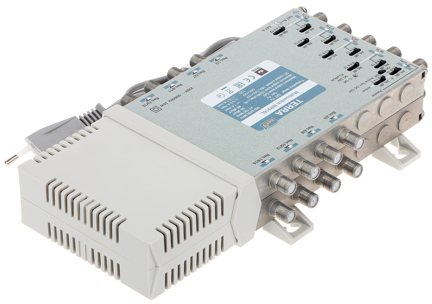 MULTISWITCH MR-916L 9 WEJŚĆ/16 WYJŚĆ TERRA-1342030