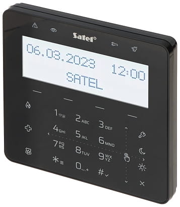KLAWIATURA SENSORYCZNA DO CENTRALI ALARMOWEJ INT-KSG2R-B SATEL-1551494