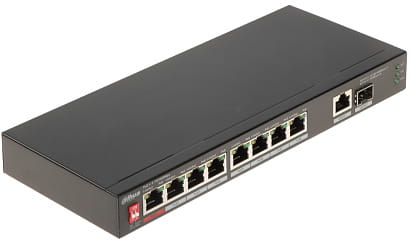 SWITCH POE PFS3110-8ET1GT1GF-96 8-PORTOWY SFP DAHUA-1561042