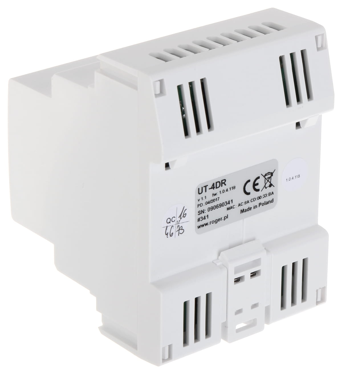 INTERFEJS KOMUNIKACYJNY UT-4DR LAN-RS485 ROGER-1346892