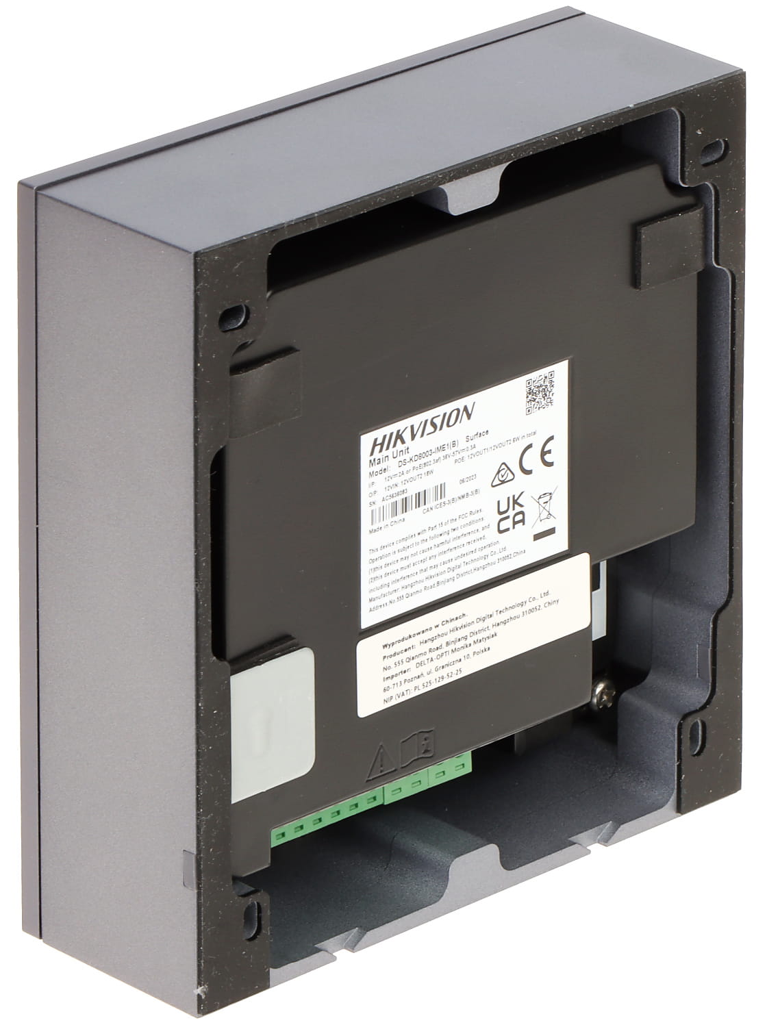 MODUŁ WIDEODOMOFONU DS-KD8003-IME1(B)/SURFACE/EU Hikvision-1582213