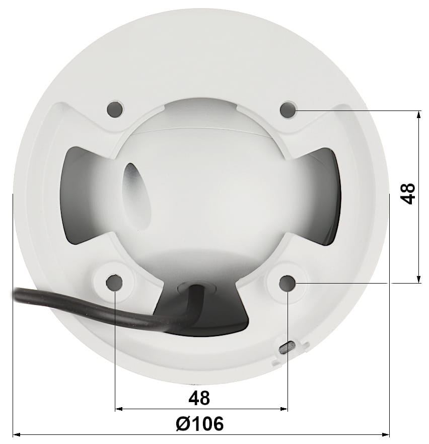 KAMERA AHD, HD-CVI, HD-TVI, PAL HAC-HDW1200T-IL-A-0280B-S6 - 1080p 2.8mm DAHUA-1579655