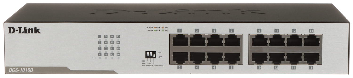16-port 10/100/1000 Gigabit Desktop Switch-1326833