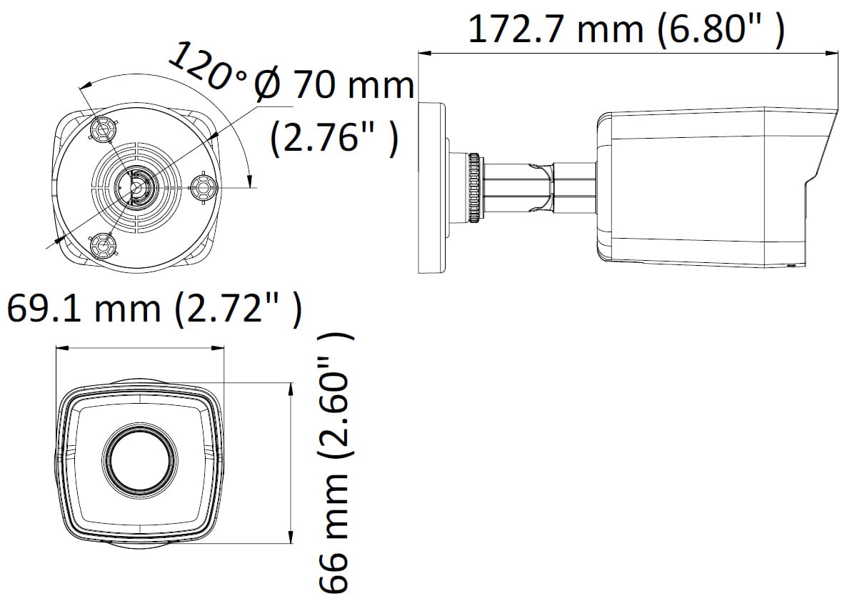 KAMERA IP DS-2CD1021-I(2.8MM)(F) - 1080p Hikvision-1320761