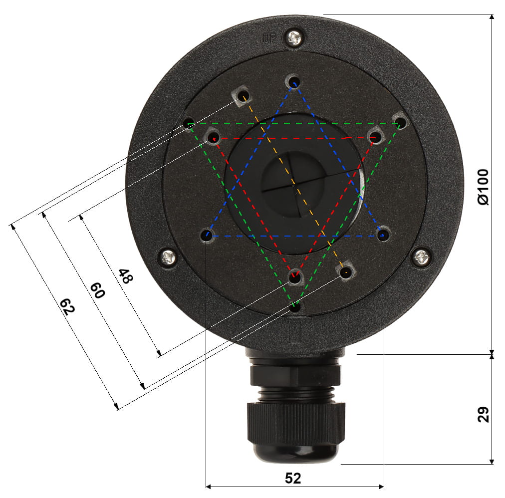 UCHWYT KAMERY DS-1280ZJ-XS(BLACK) Hikvision-1624221
