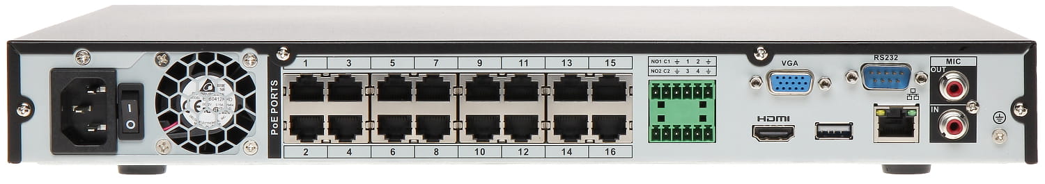 REJESTRATOR IP NVR4216-16P-4KS3 16 KANAŁÓW, 16 PoE DAHUA-1629194
