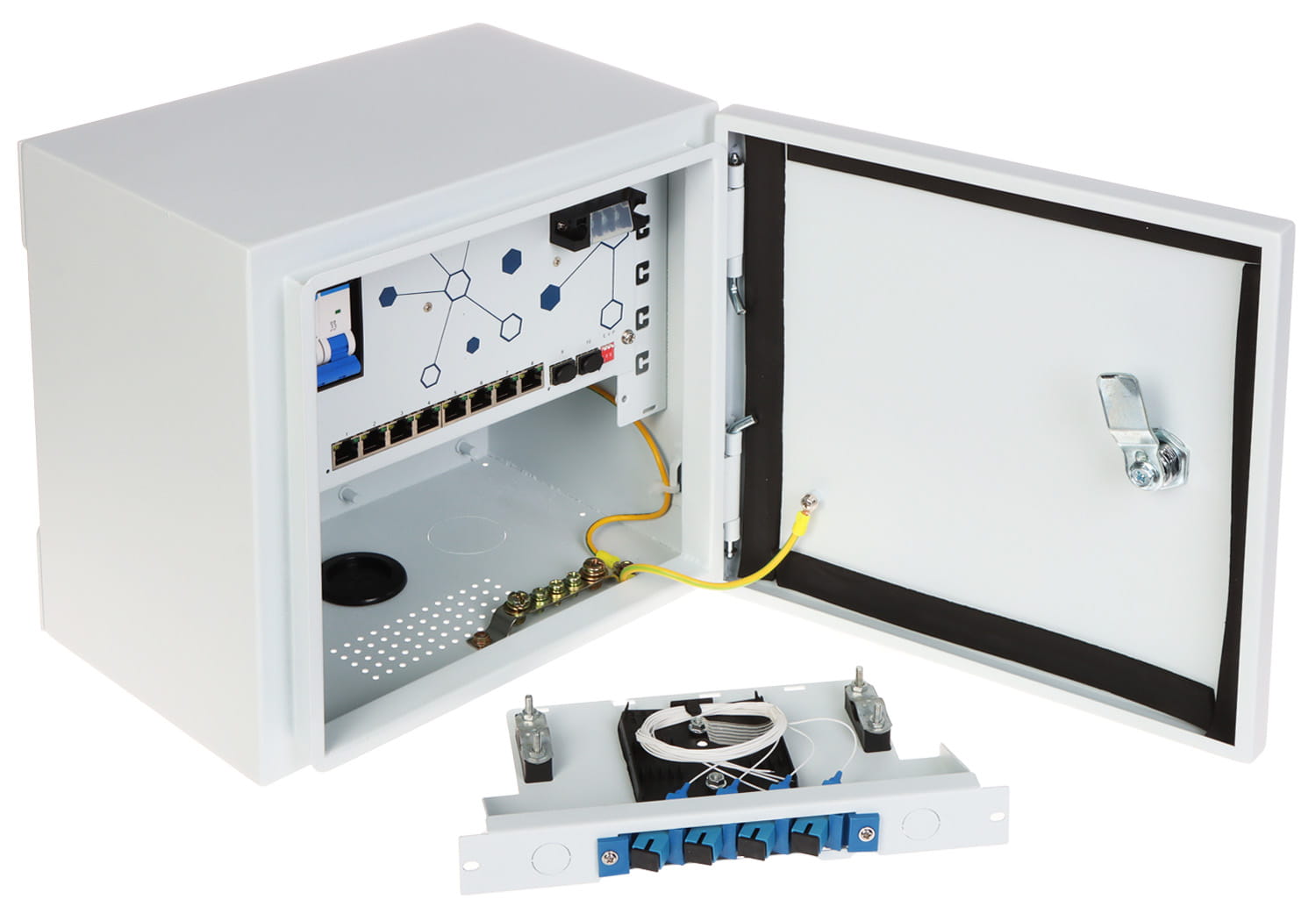 ZEWNĘTRZNY PUNKT DYSTRYBUCJI KAMER EXPERT-POE/OTD-82GSFP 8 PoE + 2 x SFP-1648239