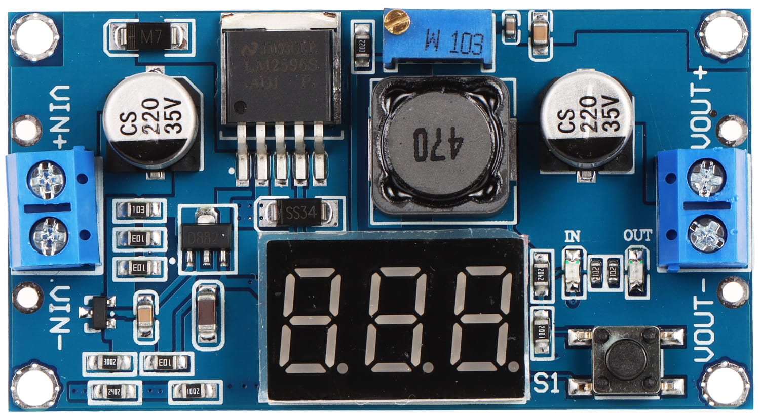 MODUŁ PRZETWORNICY PZD-LM2596-V3 DC/DC-1664040