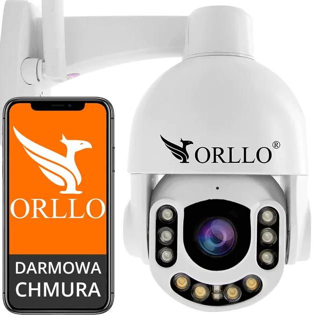 Kamera Zewnętrzna Obrotowa GSM na Kartę SIM Orllo Z7 PRO + Panel fotowoltaiczny SM6030 Pro-1682097