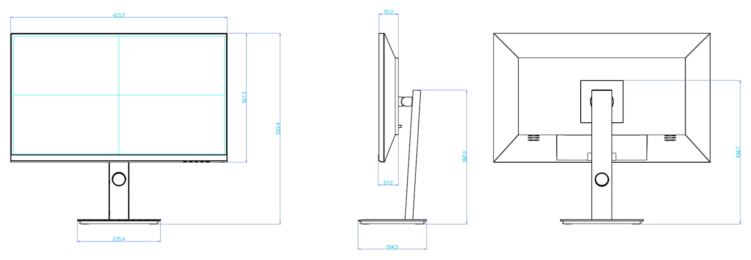 MONITOR VGA, HDMI, AUDIO LM27-P301A 27" DAHUA-1669739