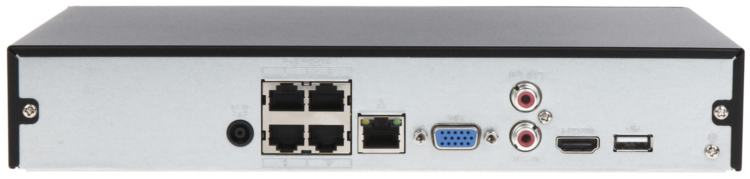REJESTRATOR IP NVR2104HS-P-4KS3 4 KANAŁY, 4 PoE DAHUA-1650800