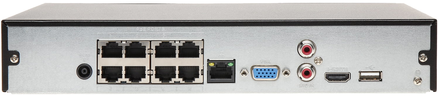 REJESTRATOR IP NVR2108HS-8P-4KS3 8 KANAŁÓW, 8 PoE DAHUA-1669480