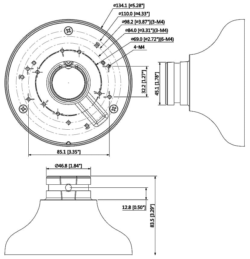 UCHWYT KAMERY PFA106 DAHUA-1568902