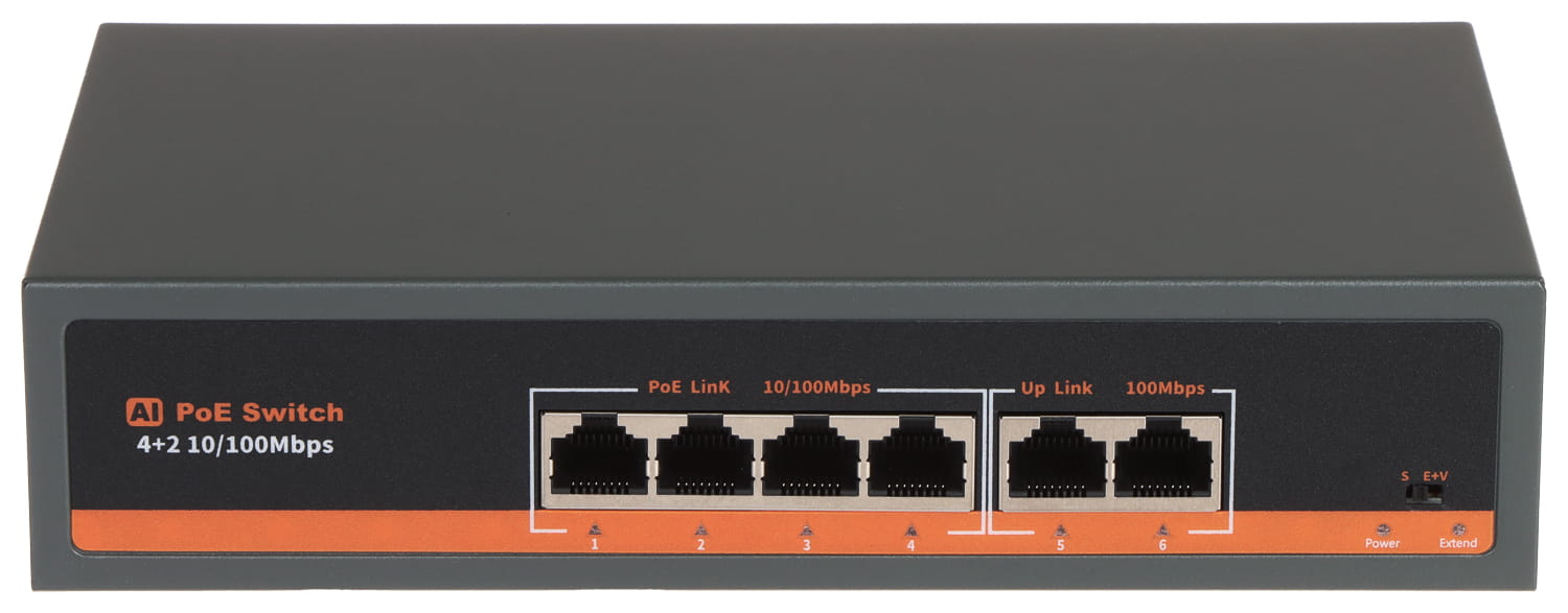 SWITCH POE APTI-POE0402-60W-V2 4-PORTOWY-1664566
