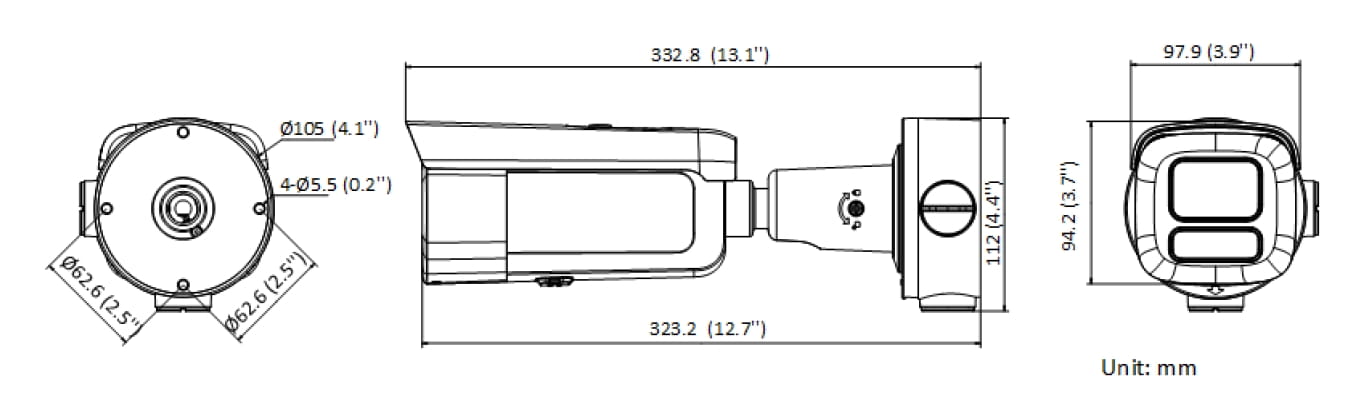 KAMERA WANDALOODPORNA IP DS-2CD2663G2-LIZS2U(2.8-12MM) Smart Hybrid Light AcuSense - 6Mpx - MOTOZOOM Hikvision-1696422