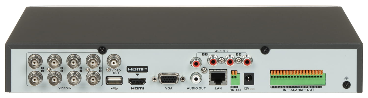 REJESTRATOR AHD, HD-CVI, HD-TVI, CVBS, IP IDS-7208HQHI-M1/XT/4A+8/4ALM 8 KANAŁÓW AcuSense Hikvision-1688995