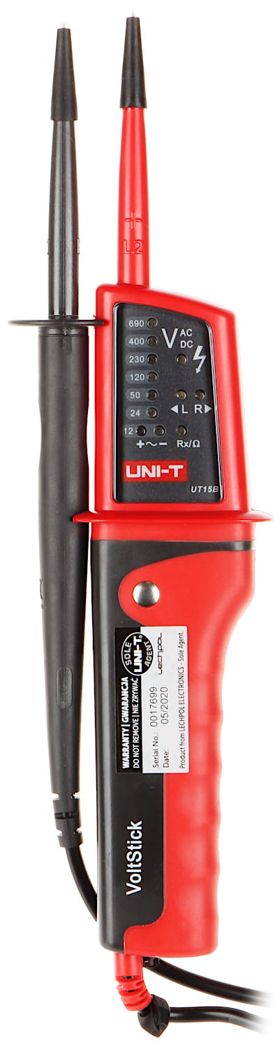 WSKAŹNIK NAPIĘCIA I KOLEJNOŚCI FAZ UT-15B UNI-T-1333107
