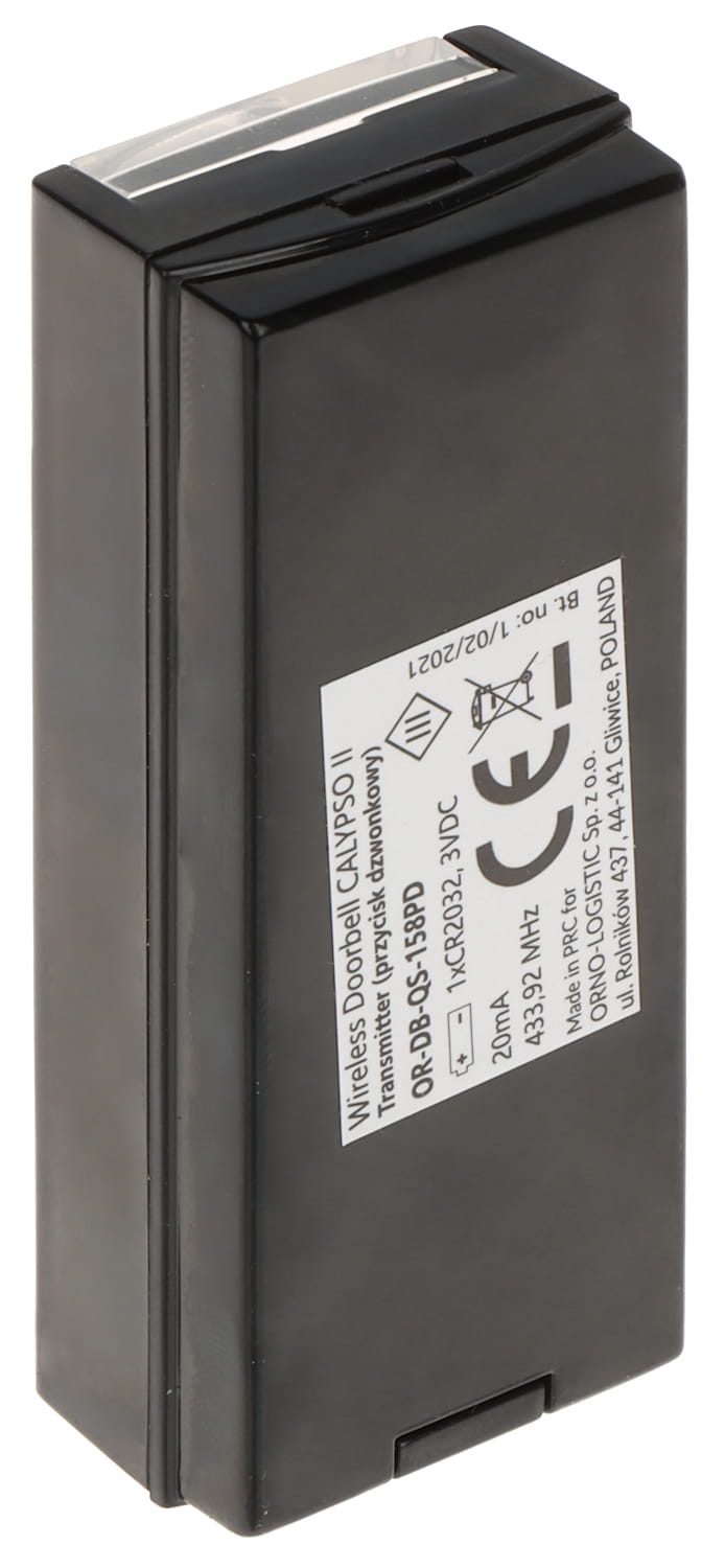 DZWONEK BEZPRZEWODOWY CALYPSO II AC OR-DB-QS-159 AC 230V ORNO-1324490