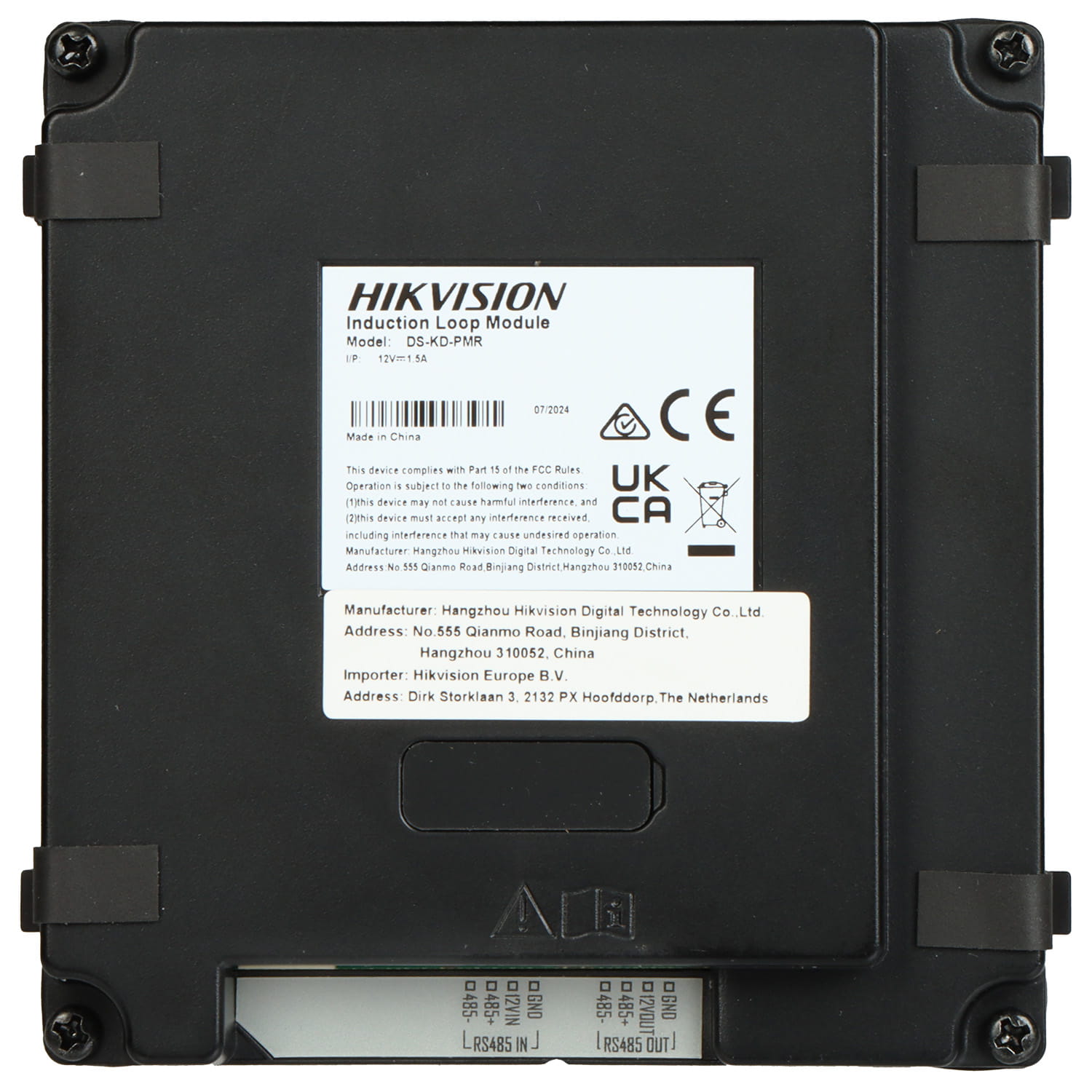 MODUŁ Z PĘTLĄ INDUKCYJNĄ DS-KD-PMR Hikvision-1707443