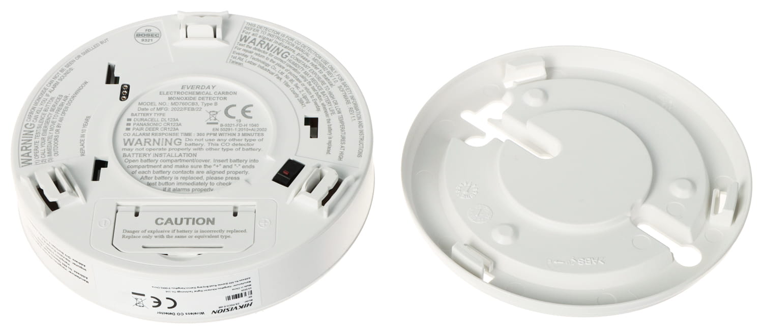 BEZPRZEWODOWA CZUJKA TLENKU WĘGLA (CZADU) AX PRO DS-PDCO-E-WE Hikvision-1706546