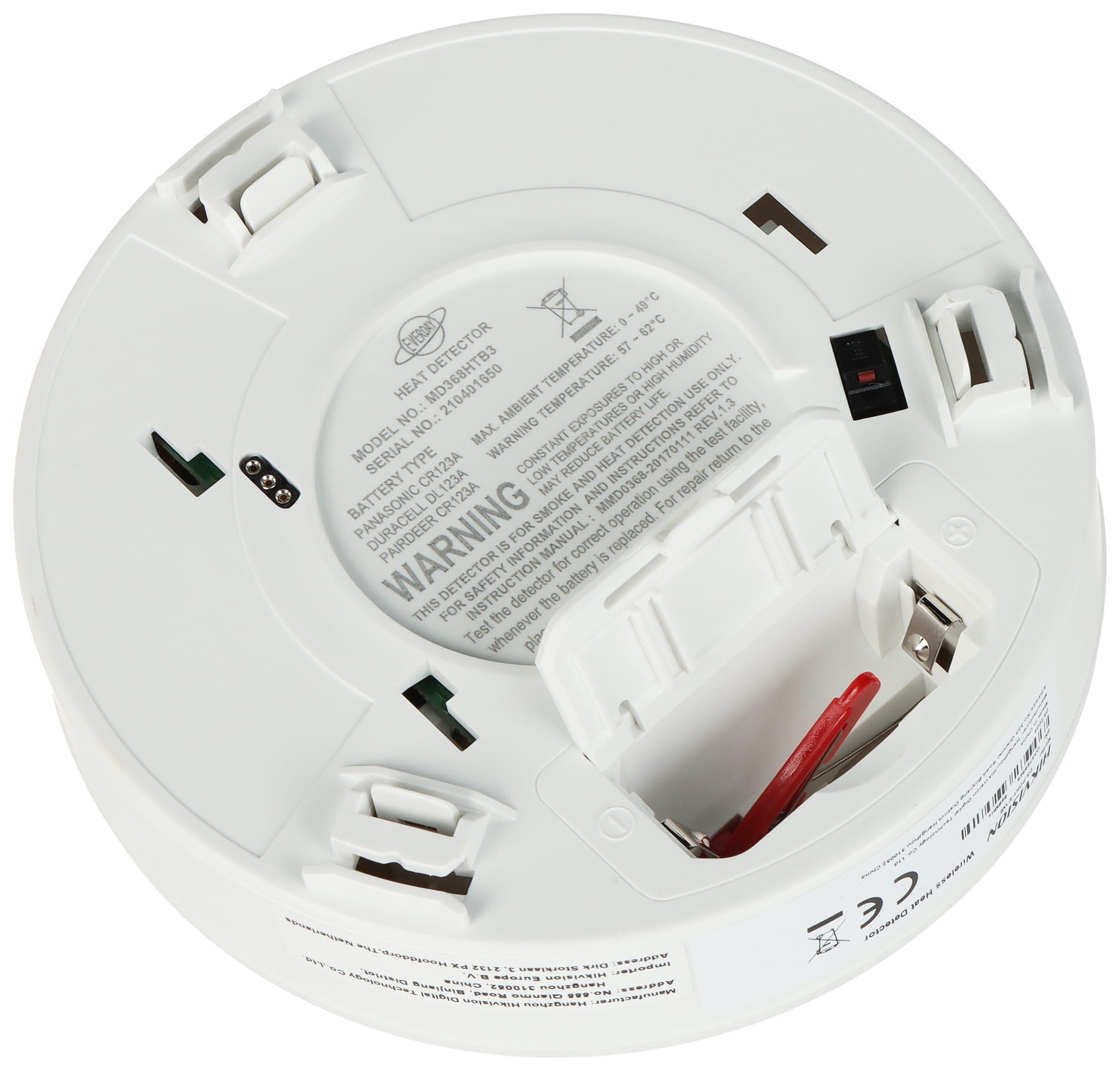 BEZPRZEWODOWA CZUJKA CIEPŁA AX PRO DS-PDHT-E-WE Hikvision-1706507