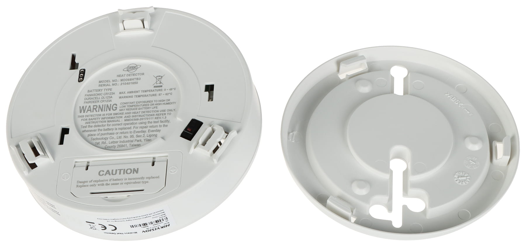 BEZPRZEWODOWA CZUJKA CIEPŁA AX PRO DS-PDHT-E-WE Hikvision-1706506